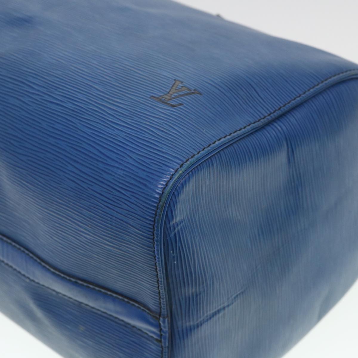 LOUIS VUITTON Epi Speedy 40 Hand Bag Toledo Blue M42985 LV Auth bs4497