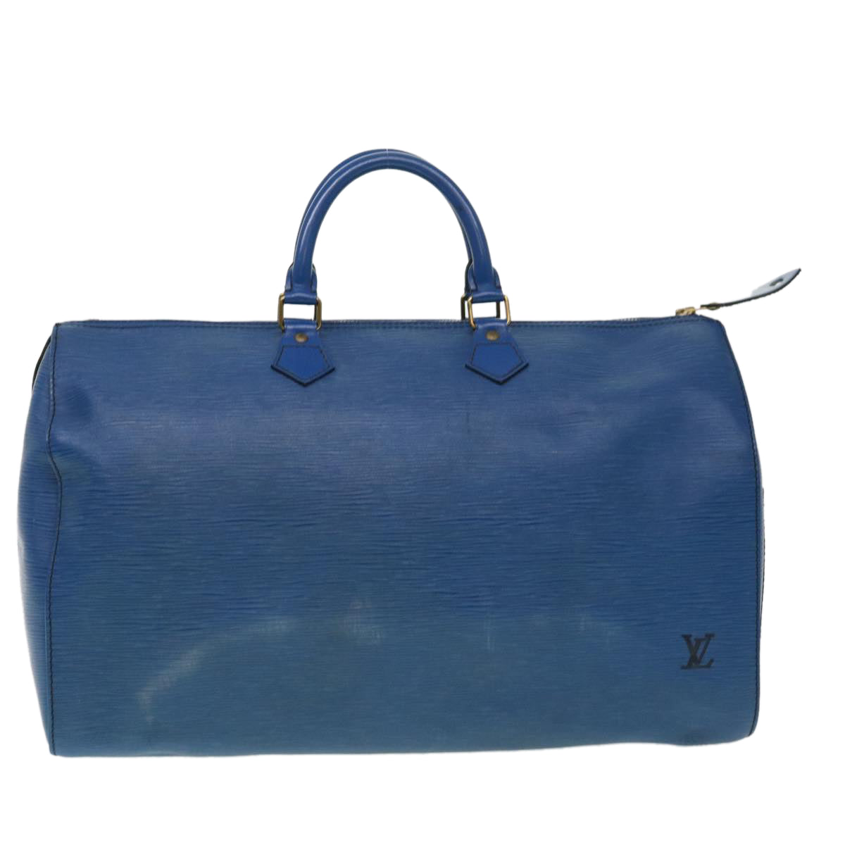 LOUIS VUITTON Epi Speedy 40 Hand Bag Toledo Blue M42985 LV Auth bs4497