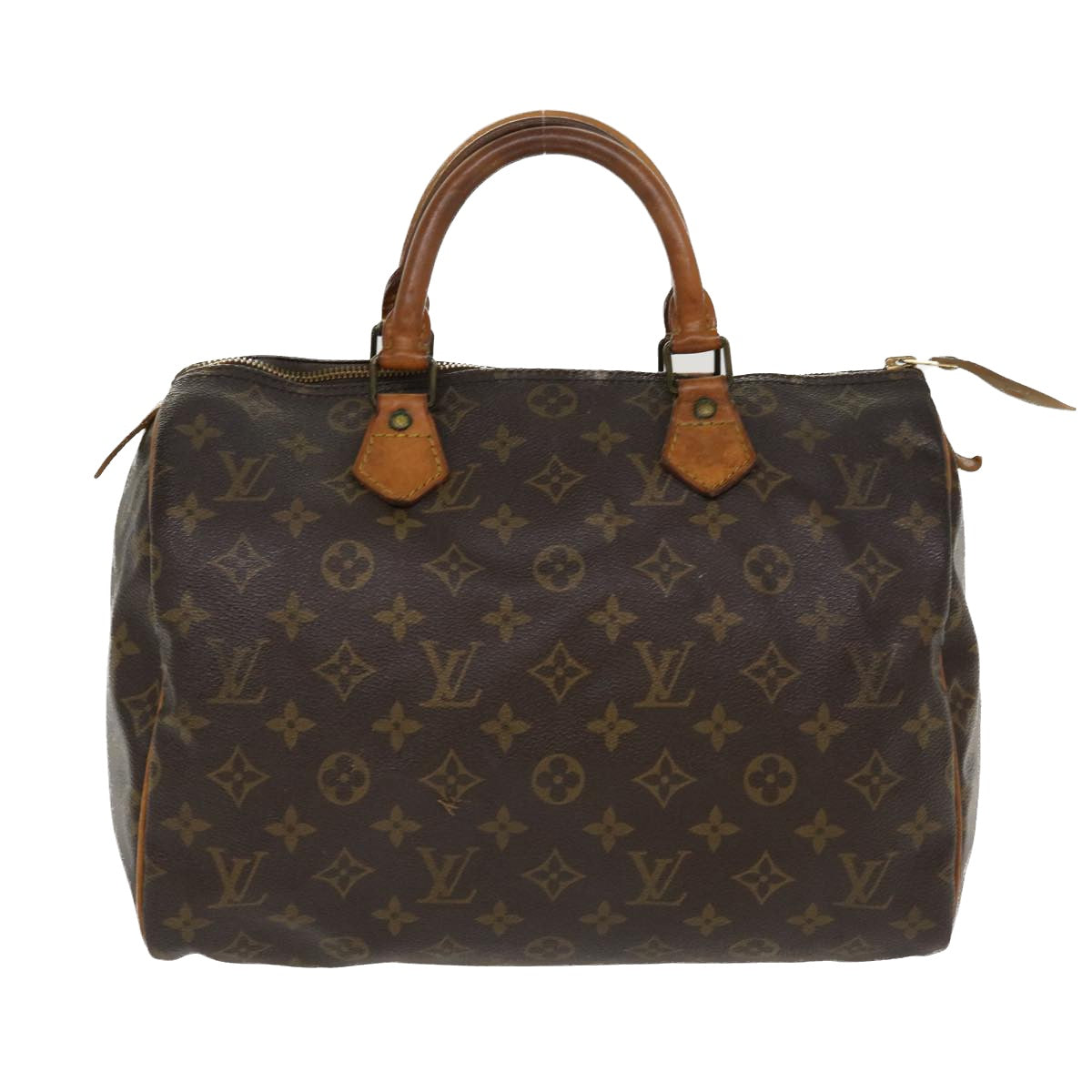 LOUIS VUITTON Monogram Speedy 30 Hand Bag M41526 LV Auth bs4502