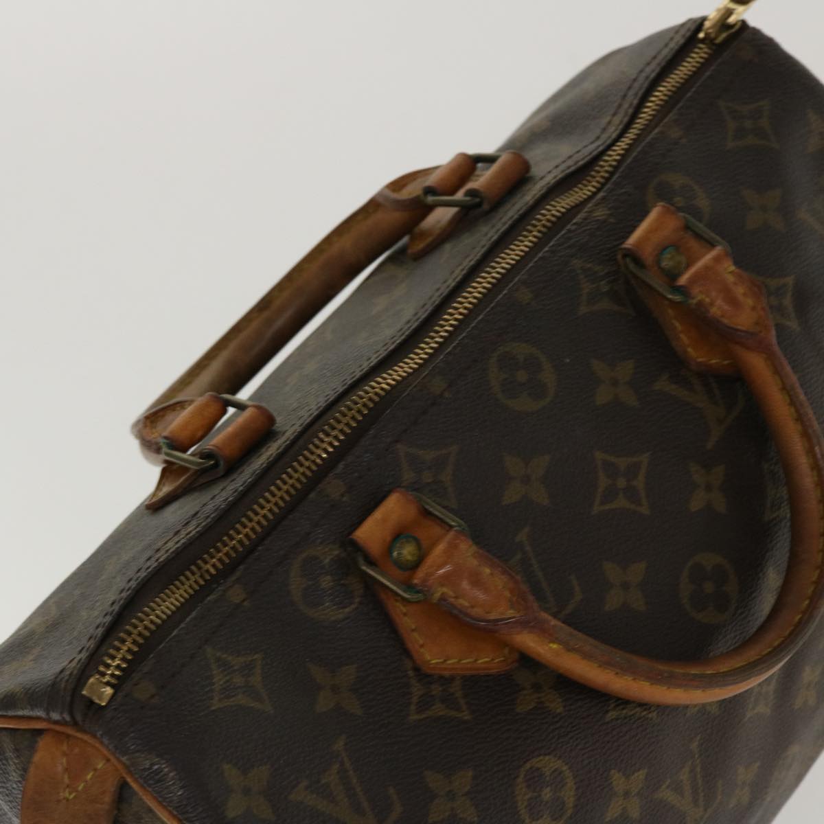 LOUIS VUITTON Monogram Speedy 30 Hand Bag M41526 LV Auth bs4502