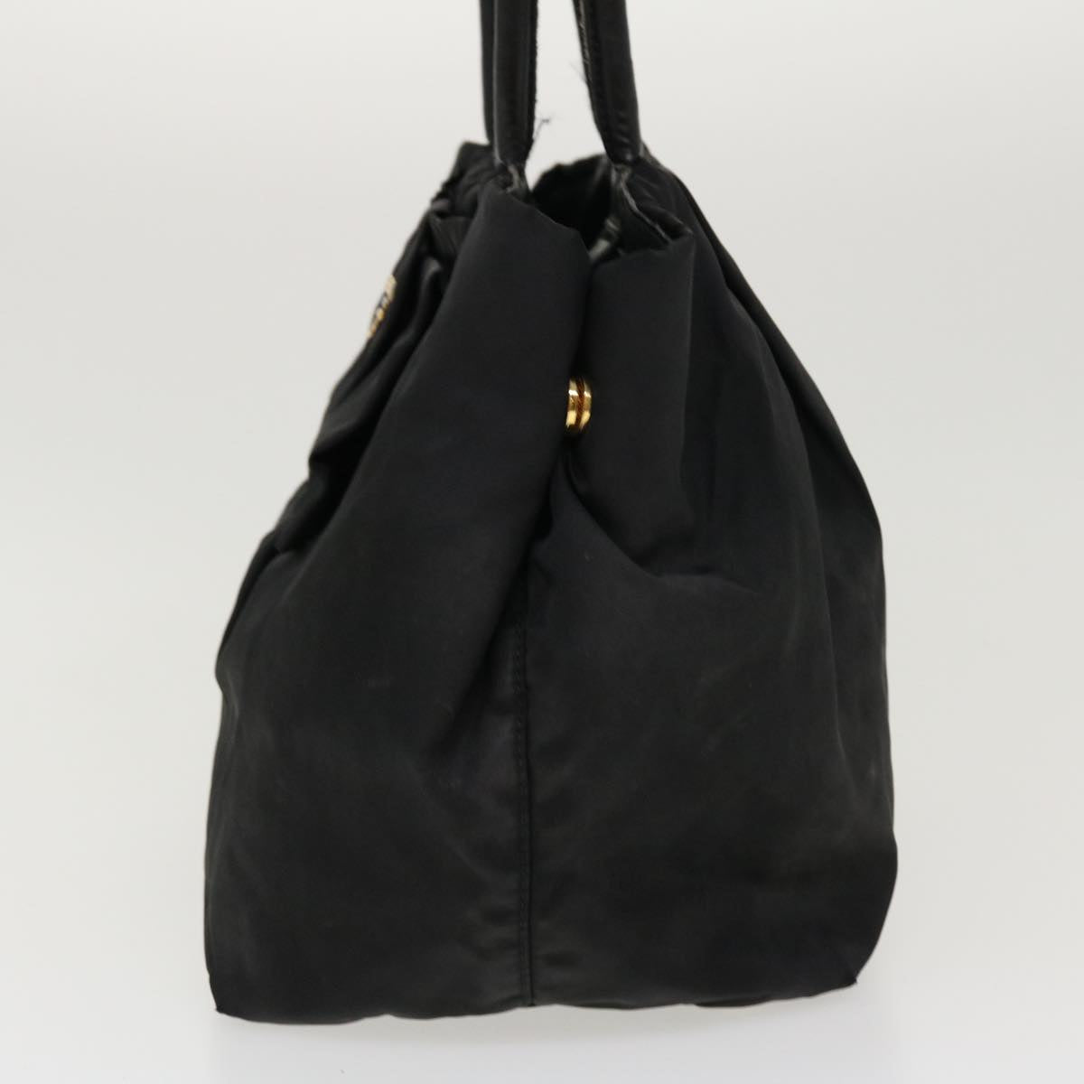 PRADA Hand Bag Nylon Black Auth bs4509