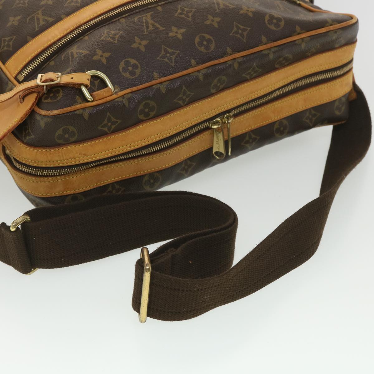 LOUIS VUITTON Monogram Sac Squash Shoulder Bag M92967 LV Auth bs4510