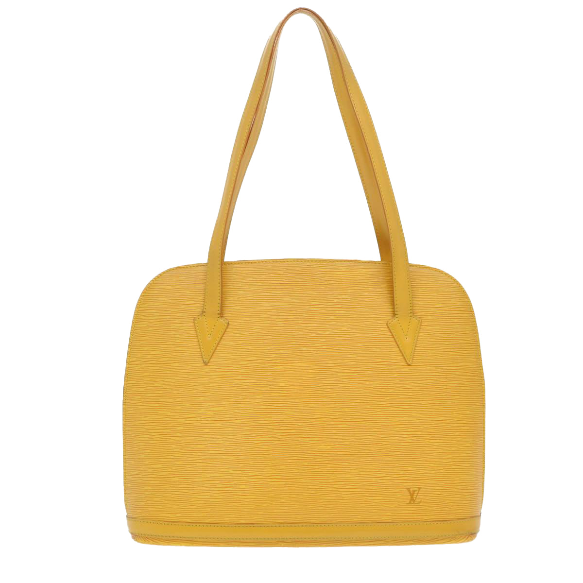 LOUIS VUITTON Epi Lussac Shoulder Bag Yellow M52289 LV Auth bs4552