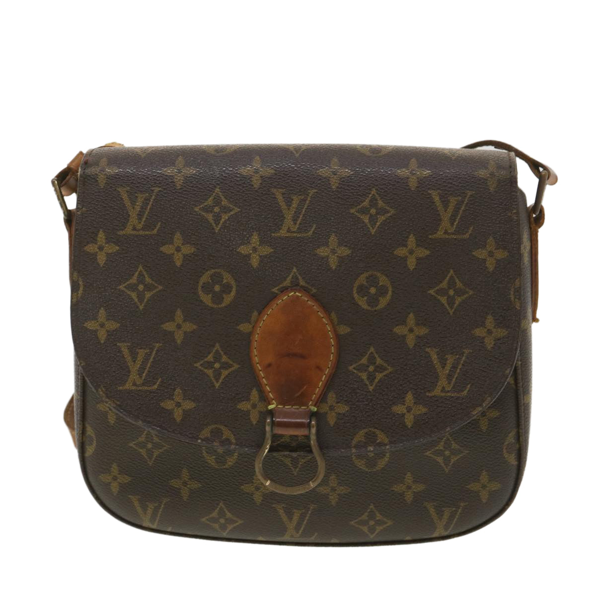 LOUIS VUITTON Monogram Saint Cloud GM Shoulder Bag M51242 LV Auth bs4559