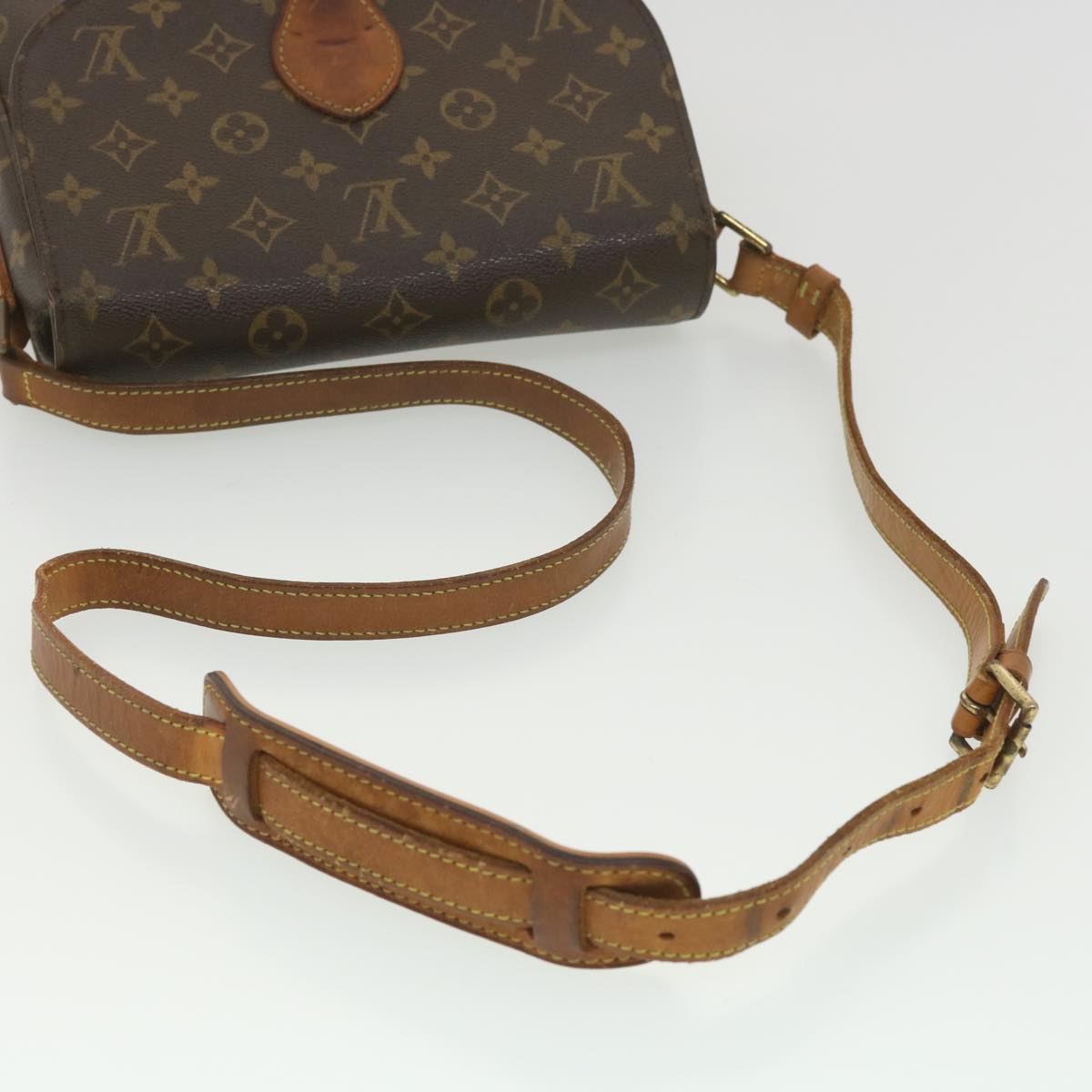 LOUIS VUITTON Monogram Saint Cloud GM Shoulder Bag M51242 LV Auth bs4559