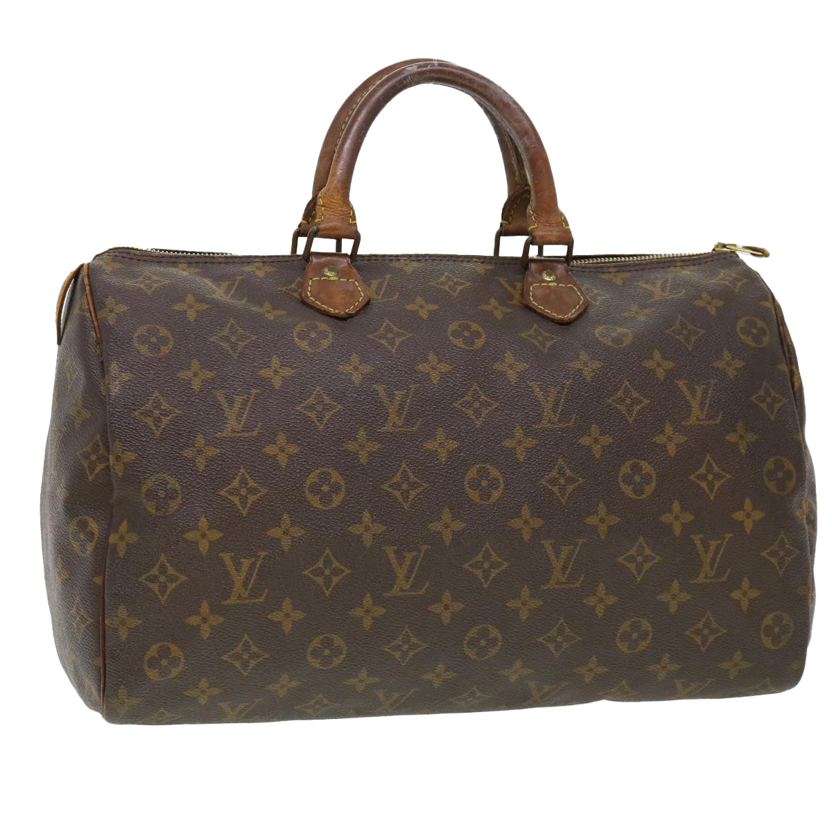 LOUIS VUITTON Monogram Speedy 35 Hand Bag M41524 LV Auth bs4567