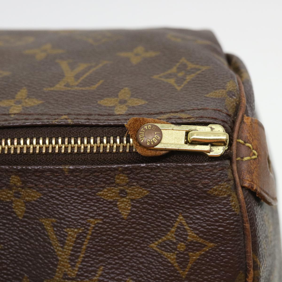 LOUIS VUITTON Monogram Speedy 35 Hand Bag M41524 LV Auth bs4567