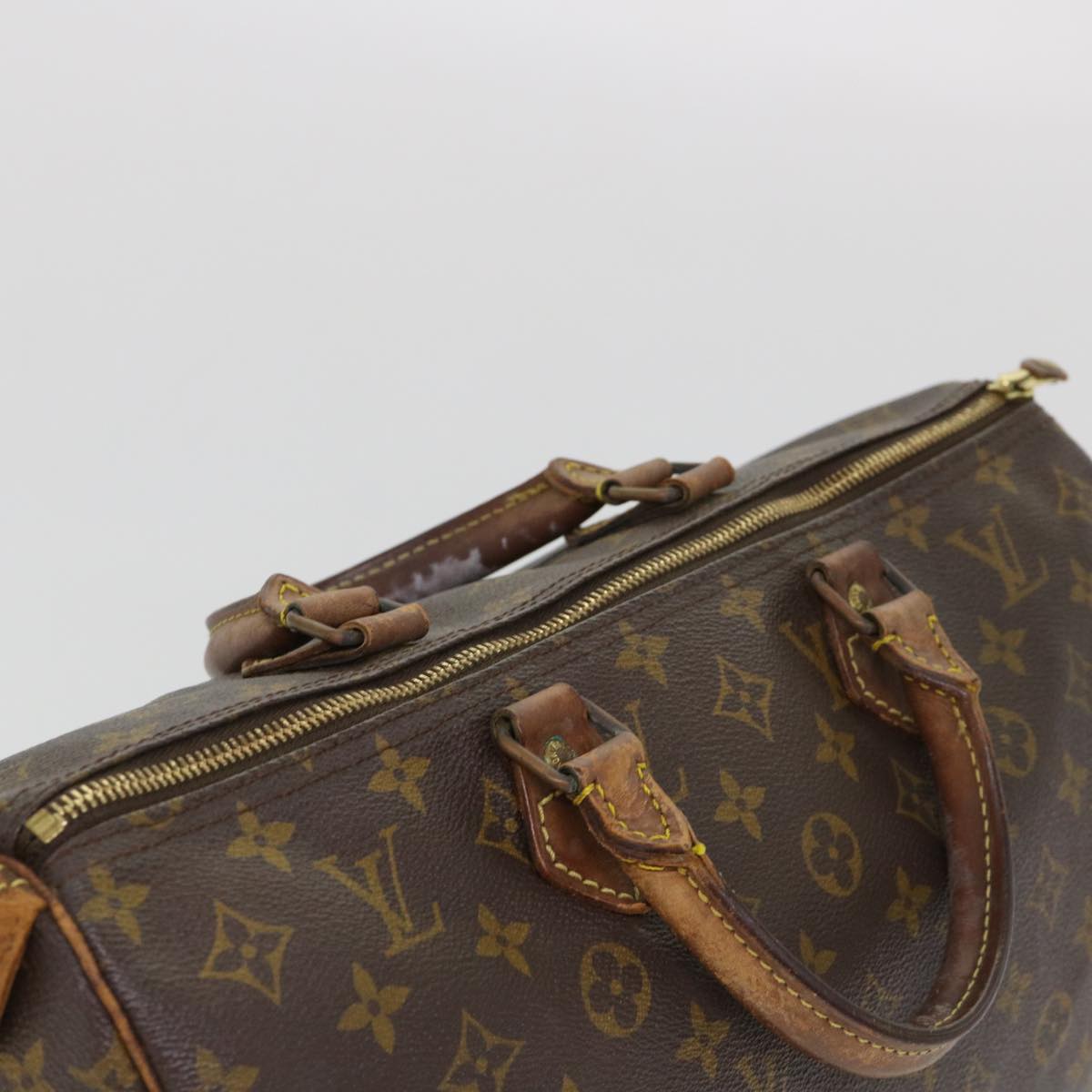 LOUIS VUITTON Monogram Speedy 35 Hand Bag M41524 LV Auth bs4567