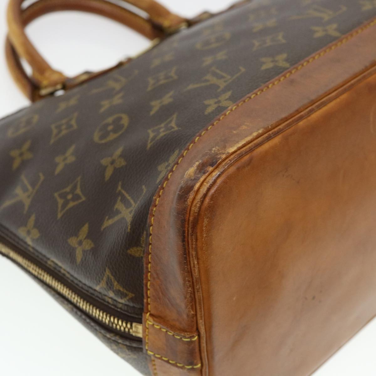 LOUIS VUITTON Monogram Alma Hand Bag M51130 LV Auth bs4572