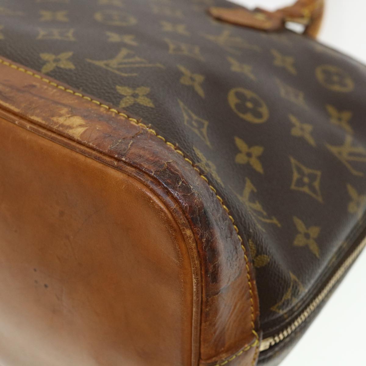 LOUIS VUITTON Monogram Alma Hand Bag M51130 LV Auth bs4572