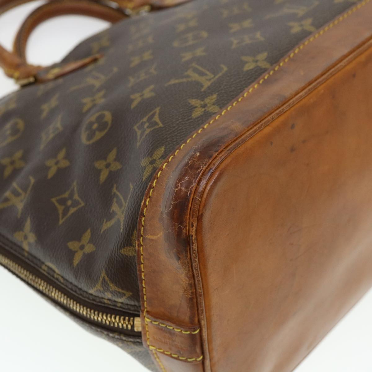 LOUIS VUITTON Monogram Alma Hand Bag M51130 LV Auth bs4572