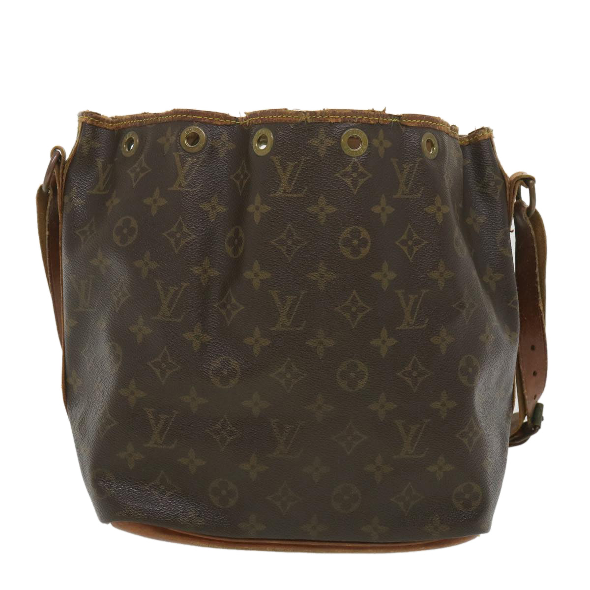 LOUIS VUITTON Monogram Petit Noe Shoulder Bag M42226 LV Auth bs4574 - 0