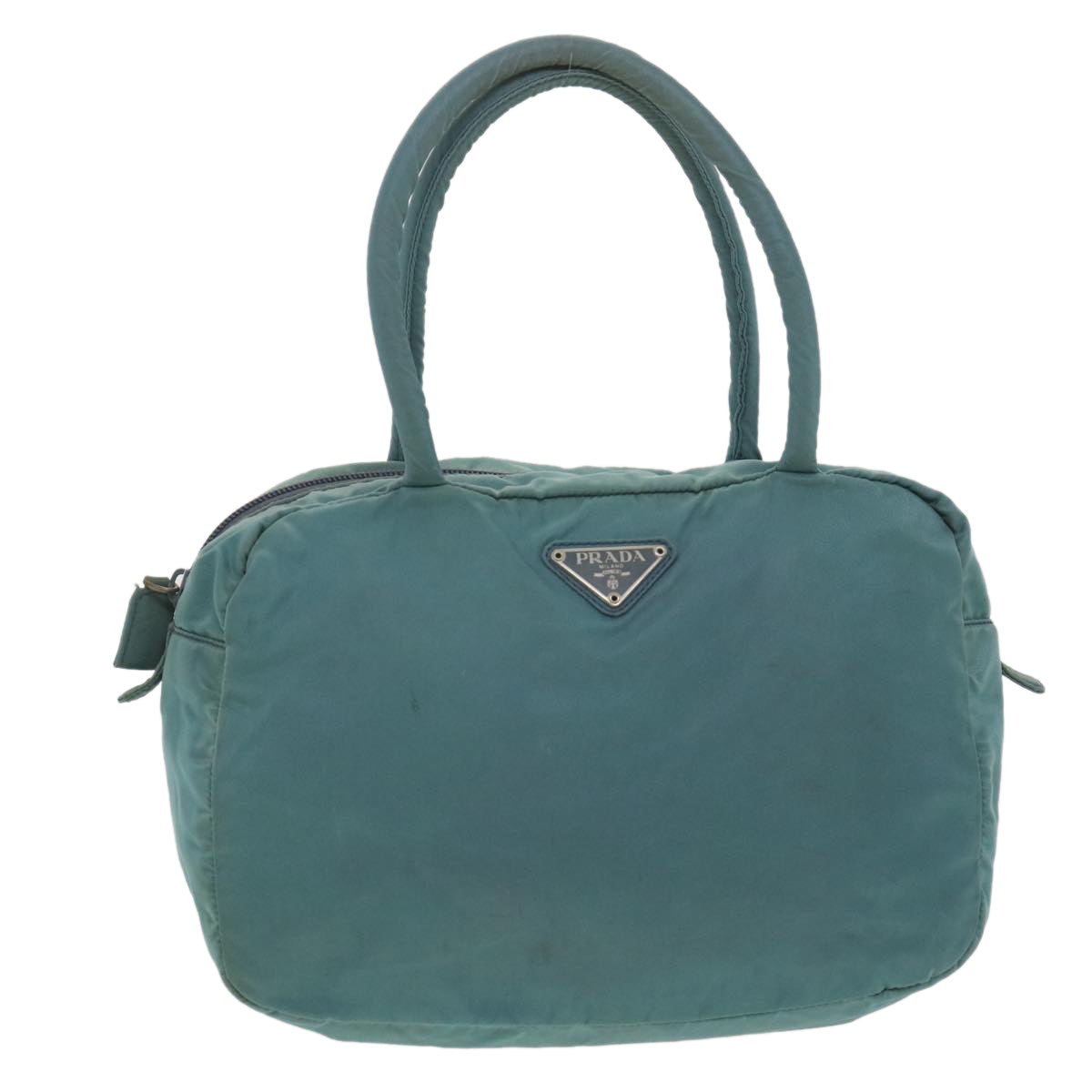 PRADA Hand Bag Nylon Light Blue Auth bs4581