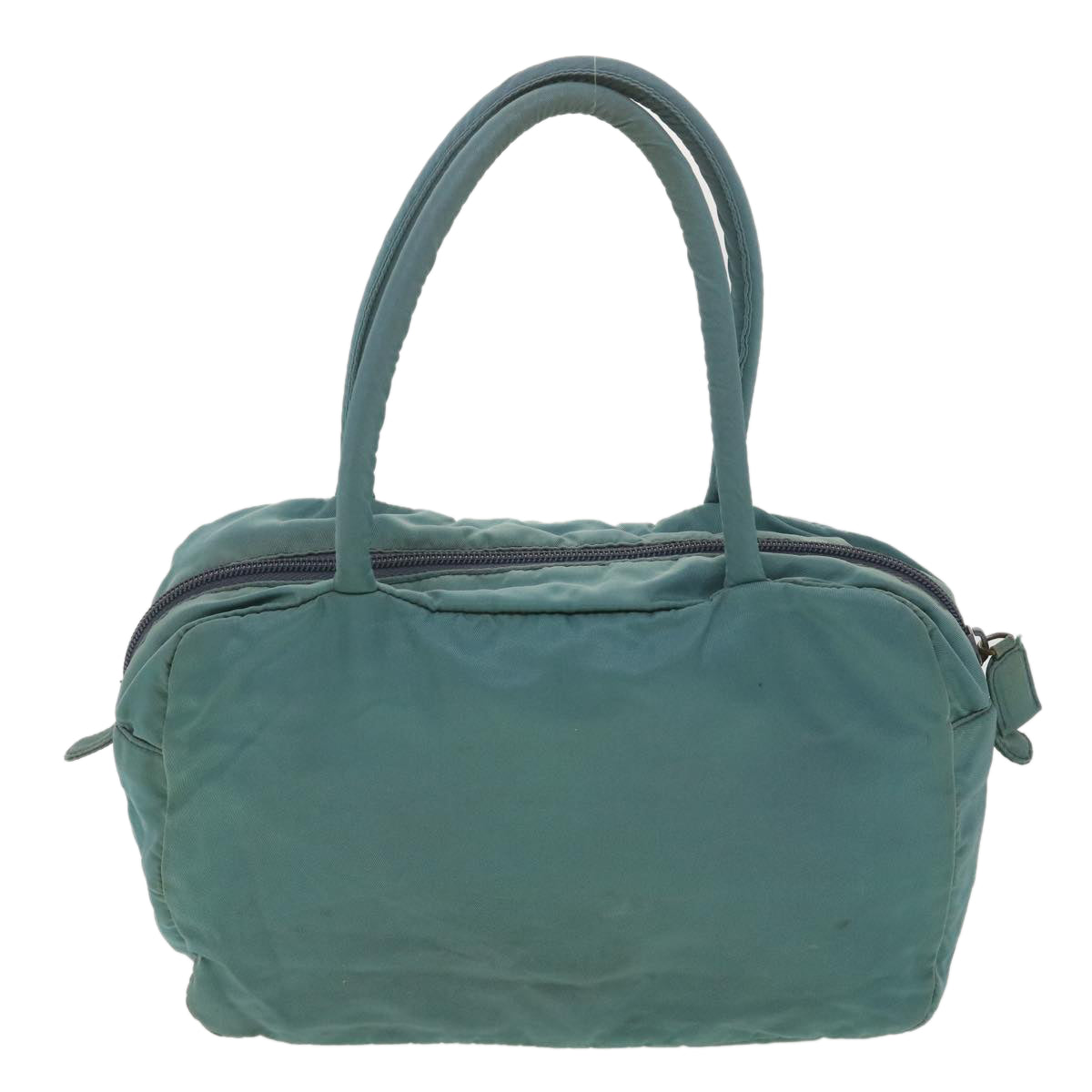 PRADA Hand Bag Nylon Light Blue Auth bs4581 - 0