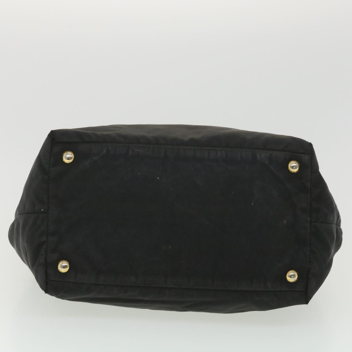 PRADA Hand Bag Nylon Black Auth bs4599