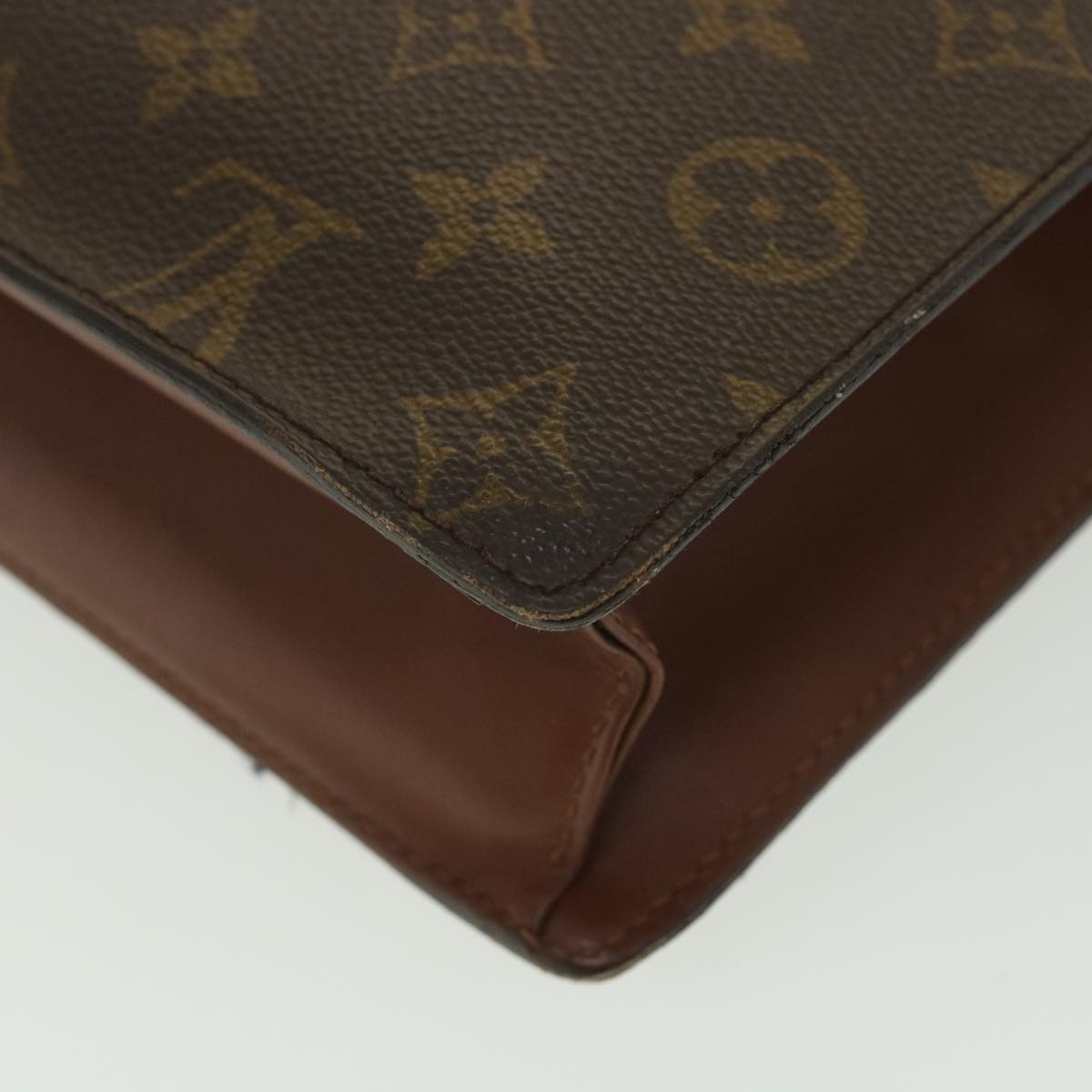 LOUIS VUITTON Monogram Monceau 28 Hand Bag 2way M51185 LV Auth bs4604