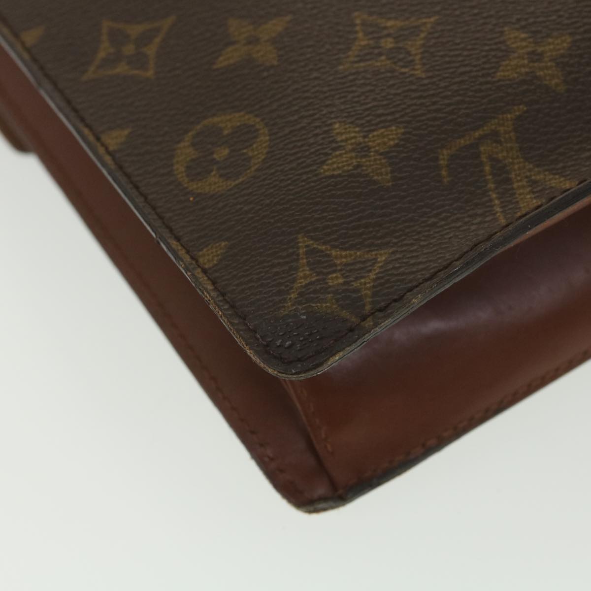 LOUIS VUITTON Monogram Monceau 28 Hand Bag 2way M51185 LV Auth bs4604