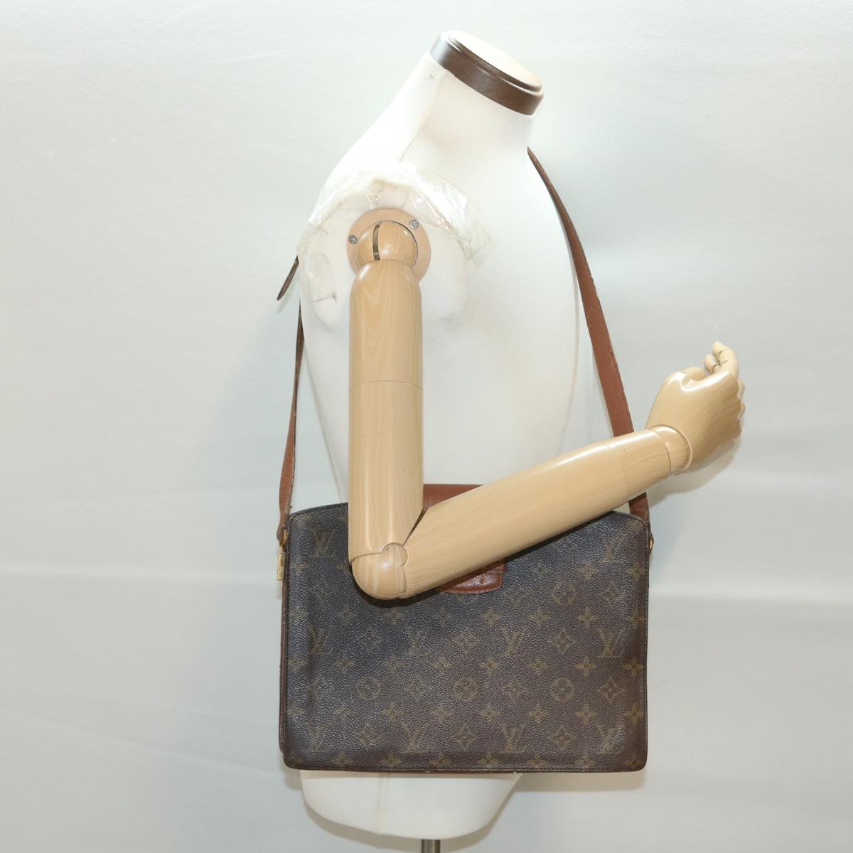 LOUIS VUITTON Monogram Kurcell Shoulder Bag M51375 LV Auth bs4632