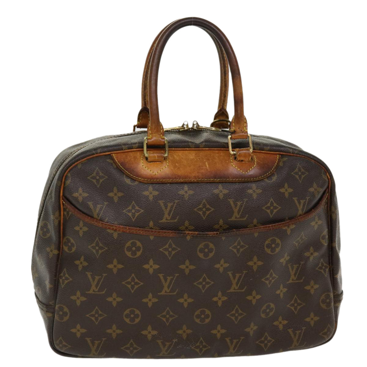 LOUIS VUITTON Monogram Deauville Hand Bag M47270 LV Auth bs4697