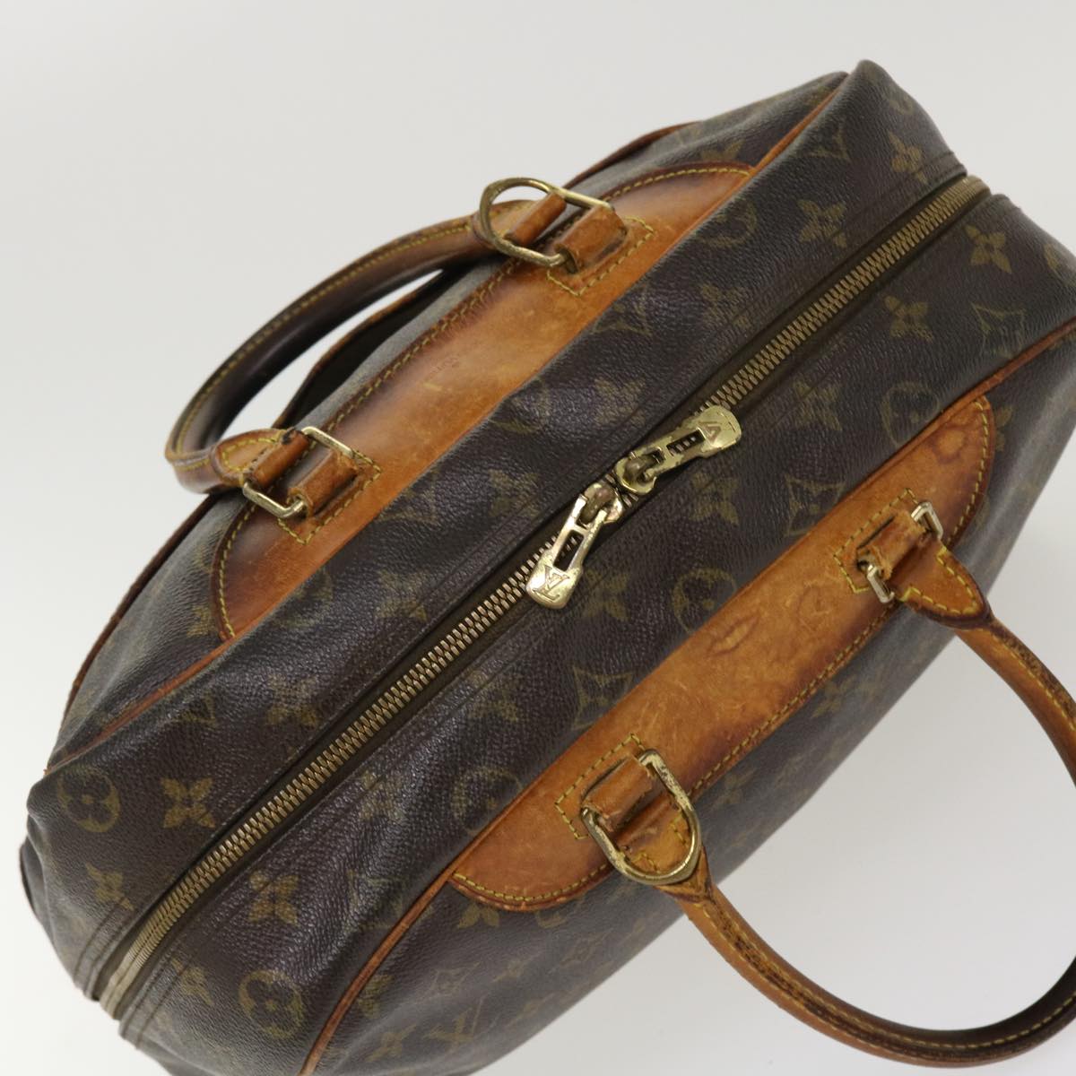 LOUIS VUITTON Monogram Deauville Hand Bag M47270 LV Auth bs4697