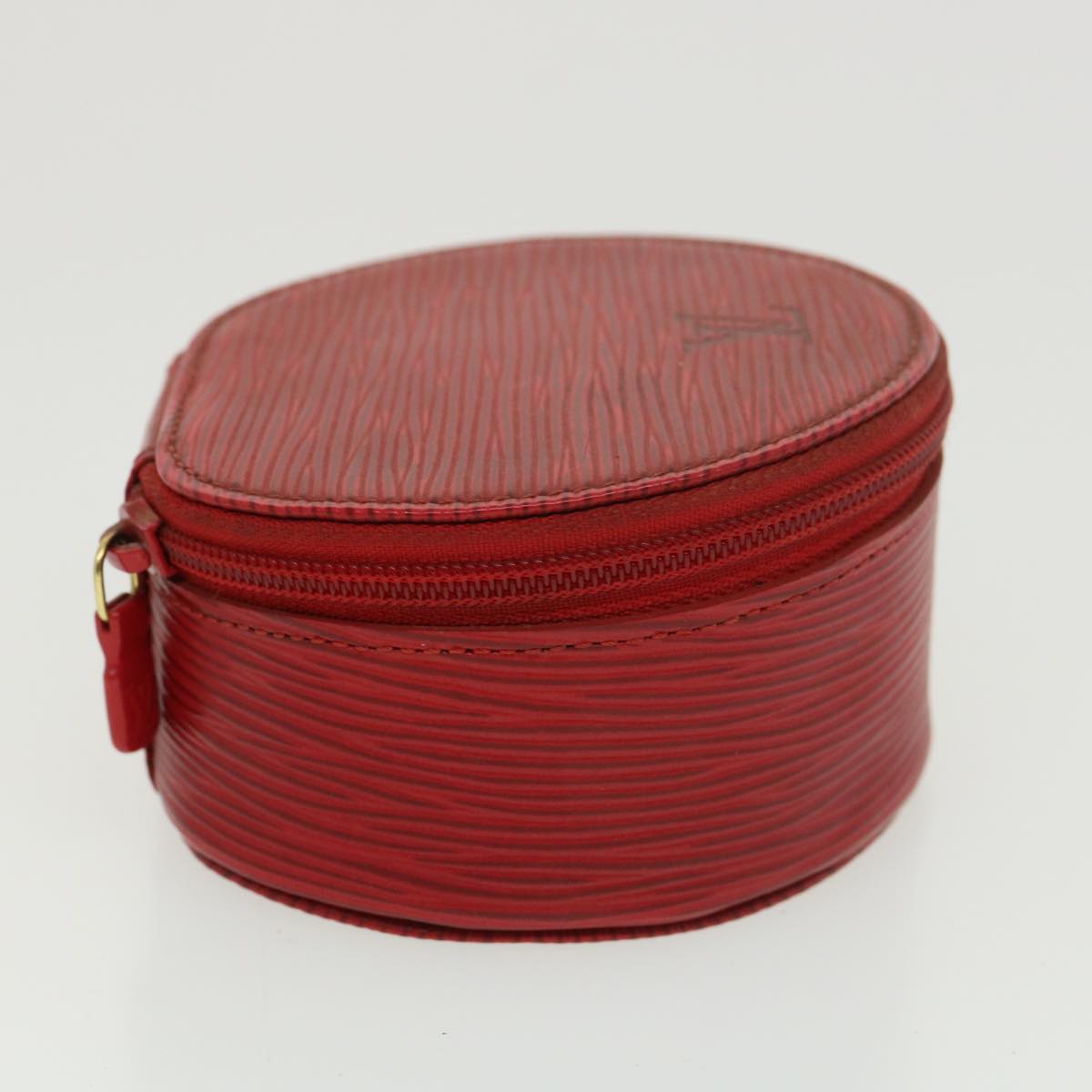 LOUIS VUITTON Epi Ecrin Bijoux 10 Jewelry Box Red M48217 LV Auth bs4719