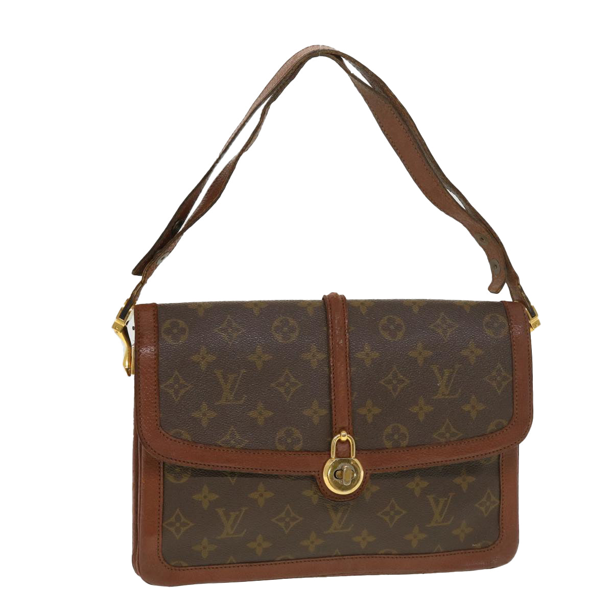 LOUIS VUITTON Monogram Sac Vendome Shoulder Bag M51414 LV Auth bs4736