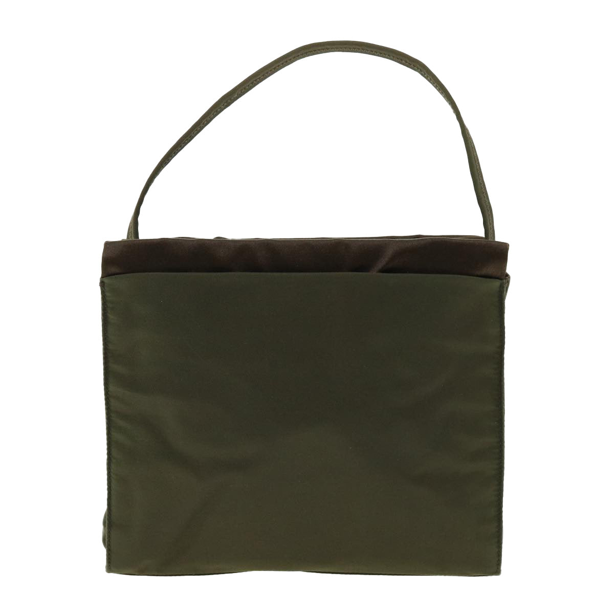 PRADA Hand Bag Nylon Khaki Auth bs4743 - 0