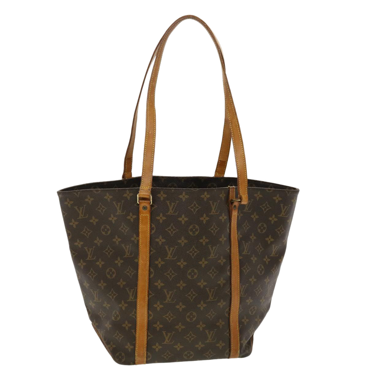 LOUIS VUITTON Monogram Sac Shopping Tote Bag M51108 LV Auth bs4755