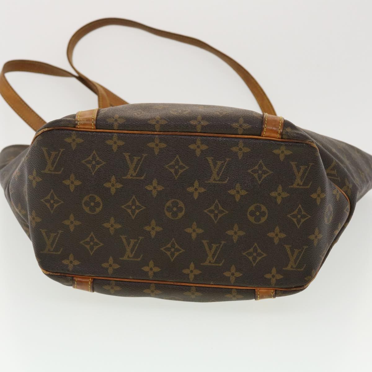 LOUIS VUITTON Monogram Sac Shopping Tote Bag M51108 LV Auth bs4755