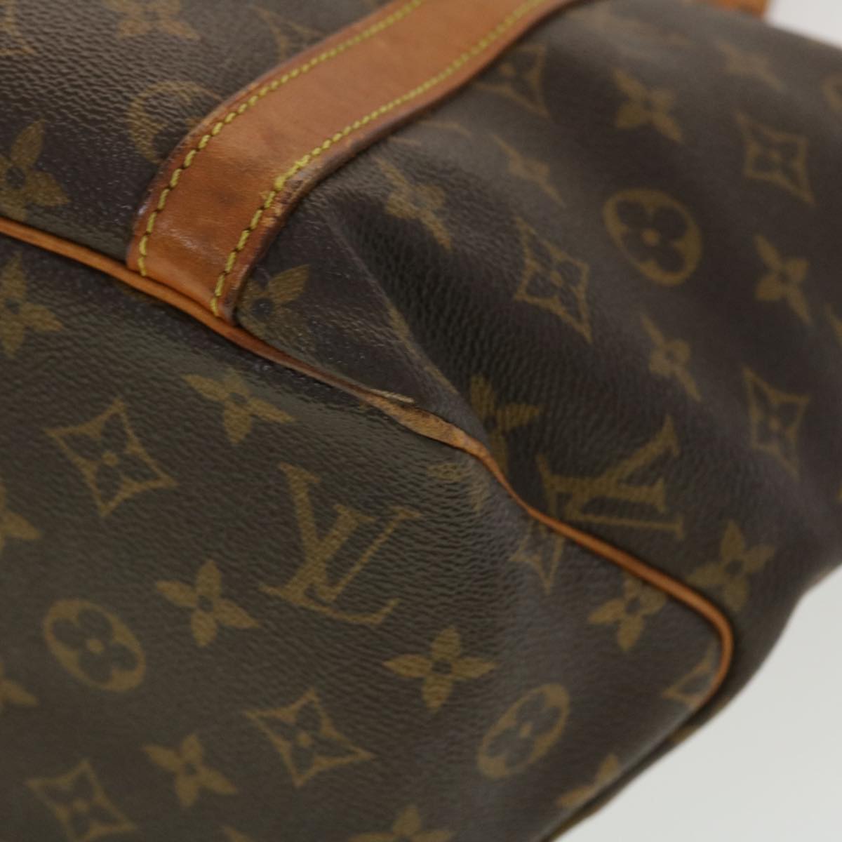 LOUIS VUITTON Monogram Sac Shopping Tote Bag M51108 LV Auth bs4755