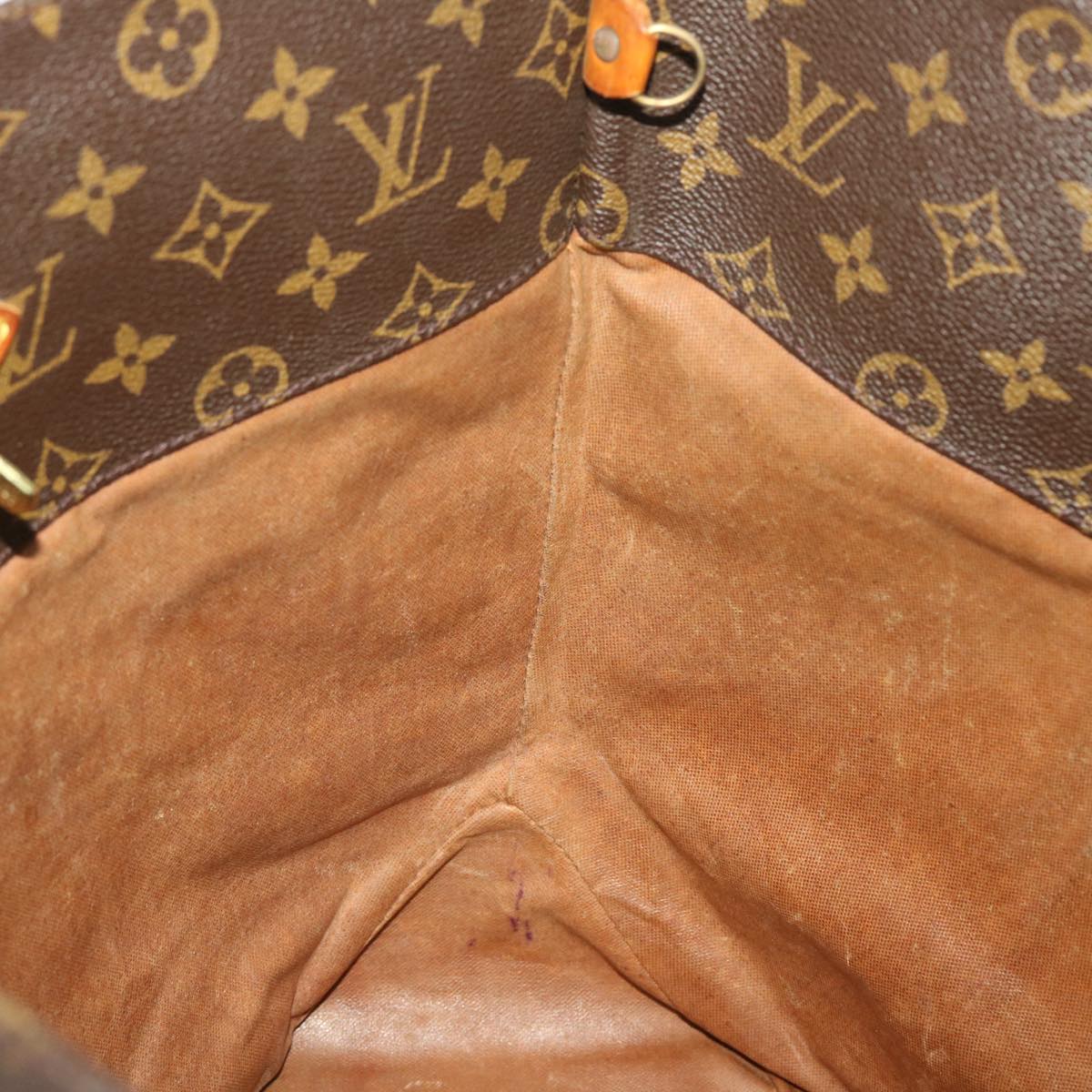 LOUIS VUITTON Monogram Sac Shopping Tote Bag M51108 LV Auth bs4755