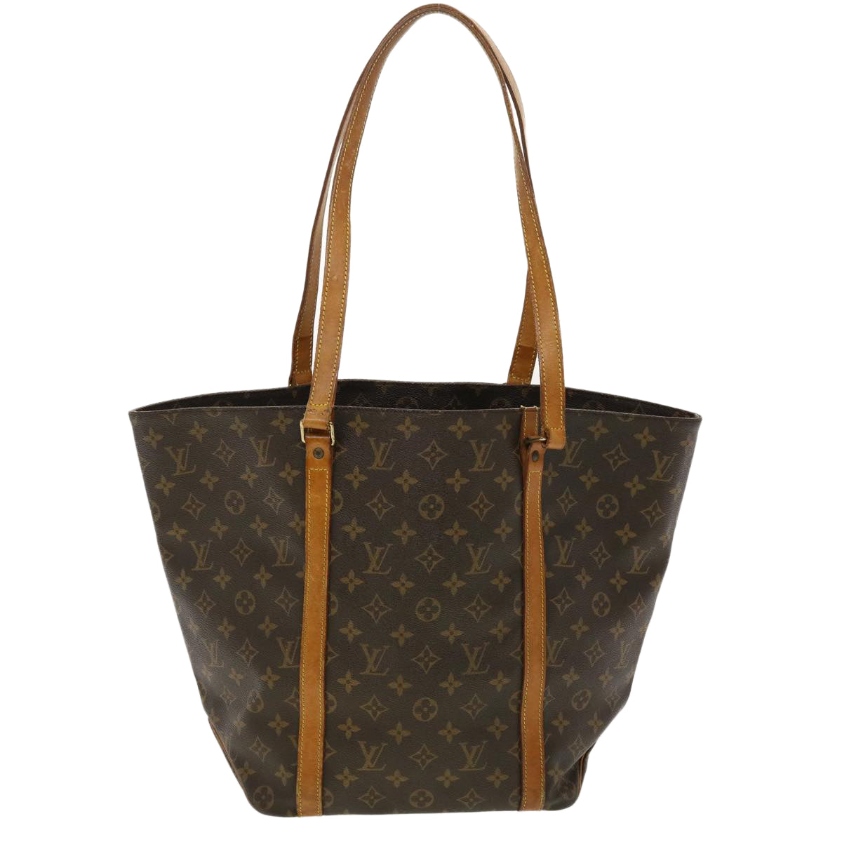 LOUIS VUITTON Monogram Sac Shopping Tote Bag M51108 LV Auth bs4755