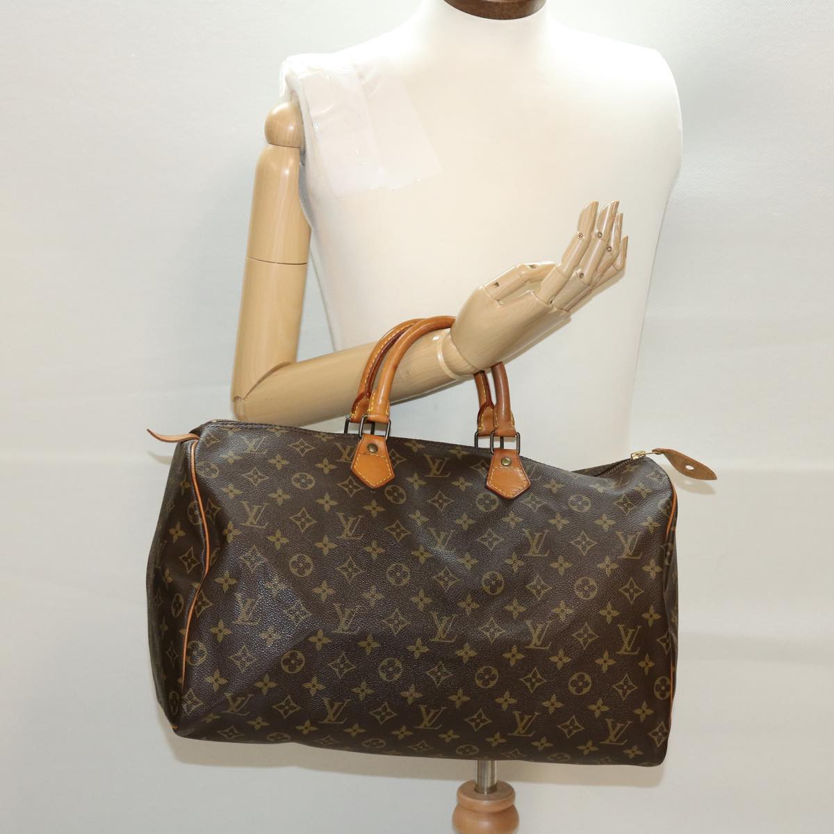 LOUIS VUITTON Monogram Speedy 40 Hand Bag M41522 LV Auth bs4756