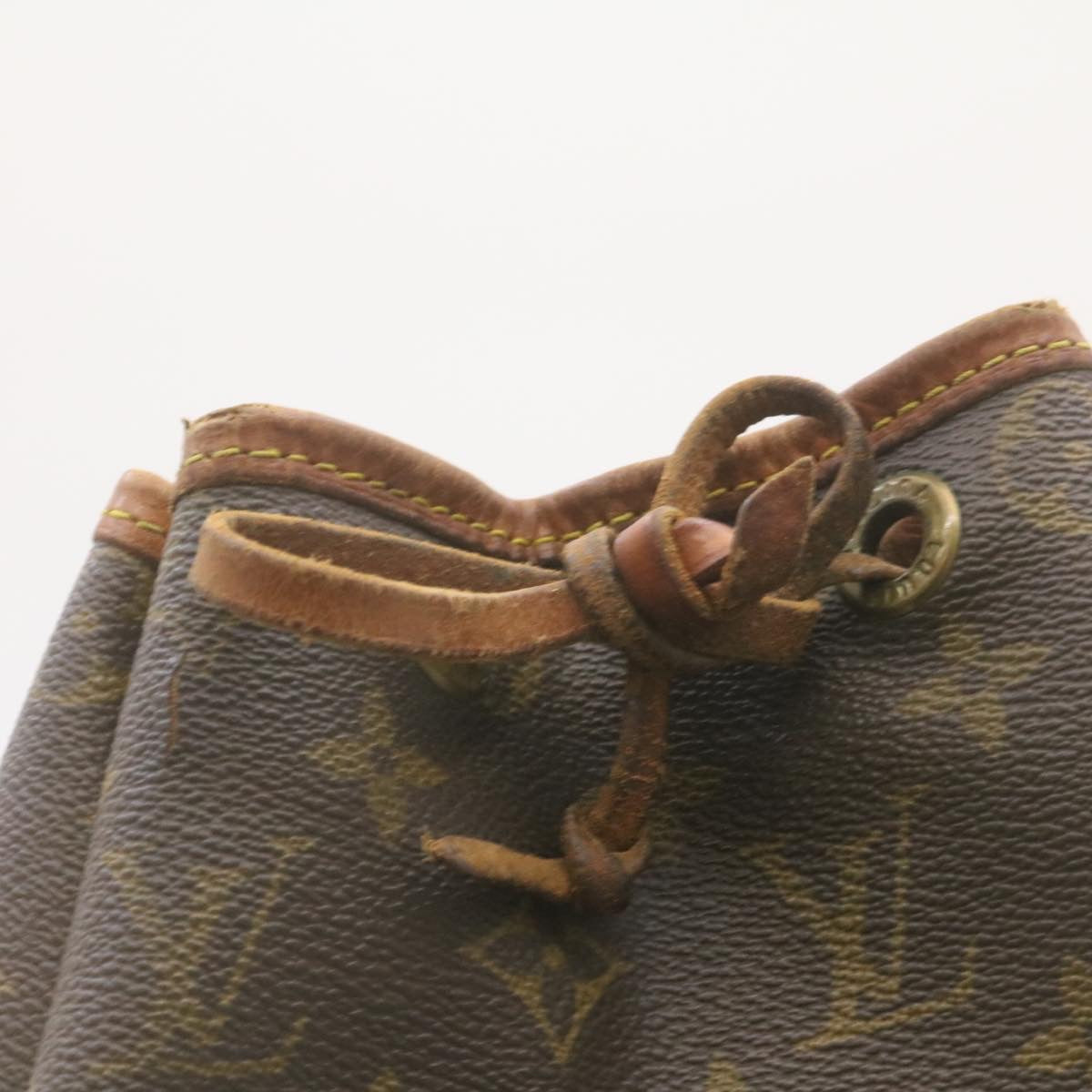 LOUIS VUITTON Monogram Noe Shoulder Bag M42224 LV Auth bs476