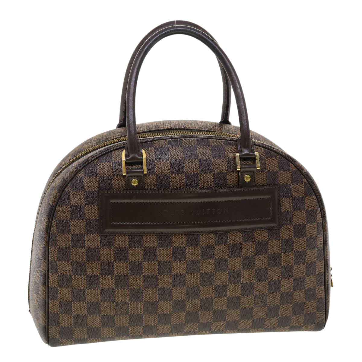 LOUIS VUITTON Damier Ebene Nolita Hand Bag N41455 LV Auth bs4771