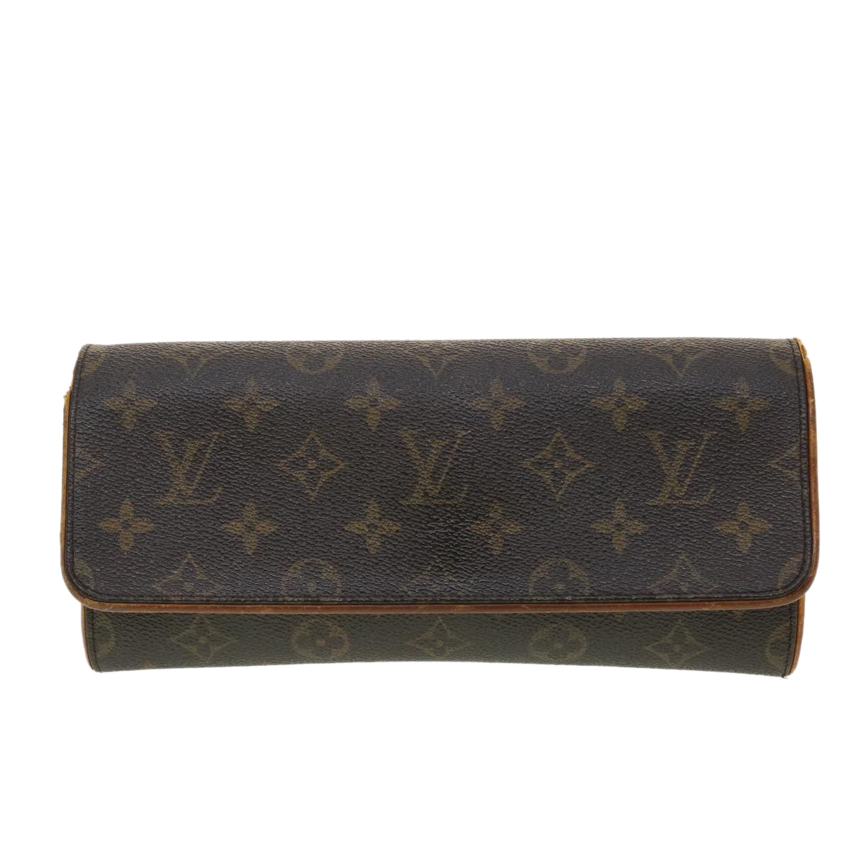 LOUIS VUITTON Monogram Pochette Twin GM Shoulder Bag M51852 LV Auth bs4794