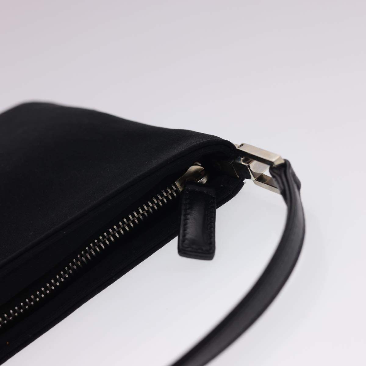 FENDI Shoulder Bag Nylon Black Auth bs4810