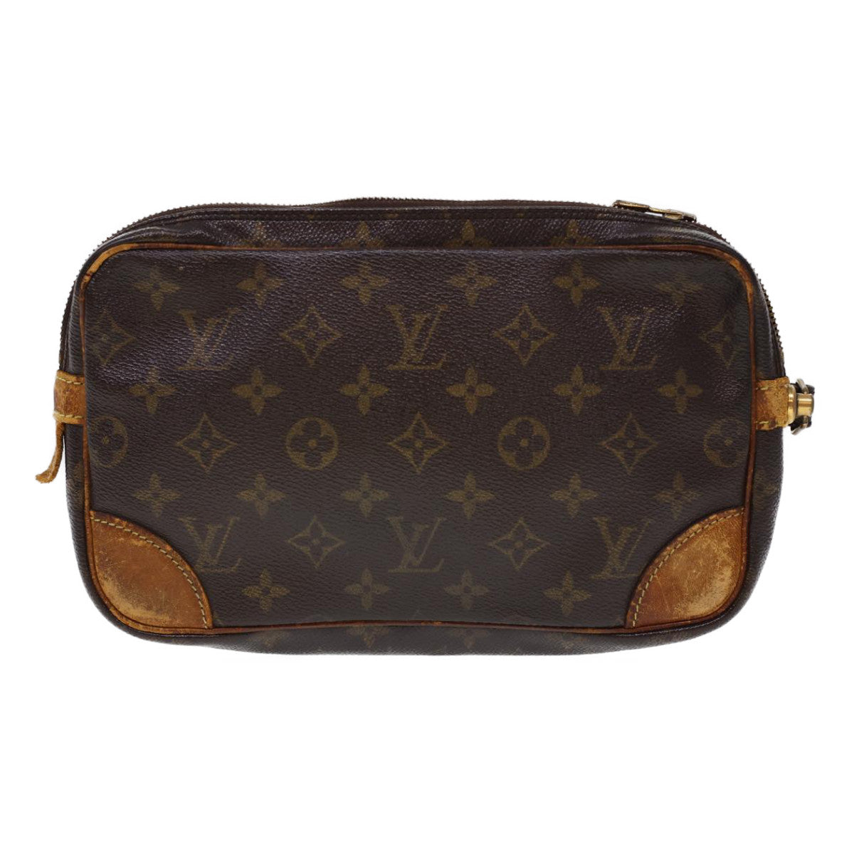 LOUIS VUITTON Monogram Marly Dragonne GM Clutch Bag M51825 LV Auth bs4823 - 0