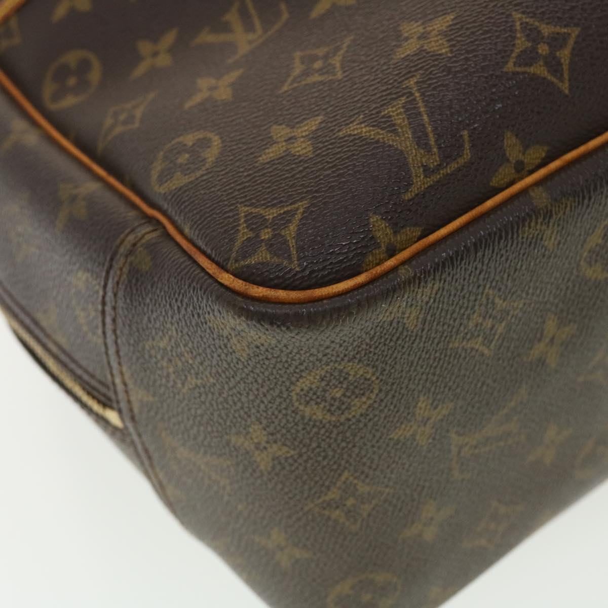 LOUIS VUITTON Monogram Deauville Hand Bag M47270 LV Auth bs4828