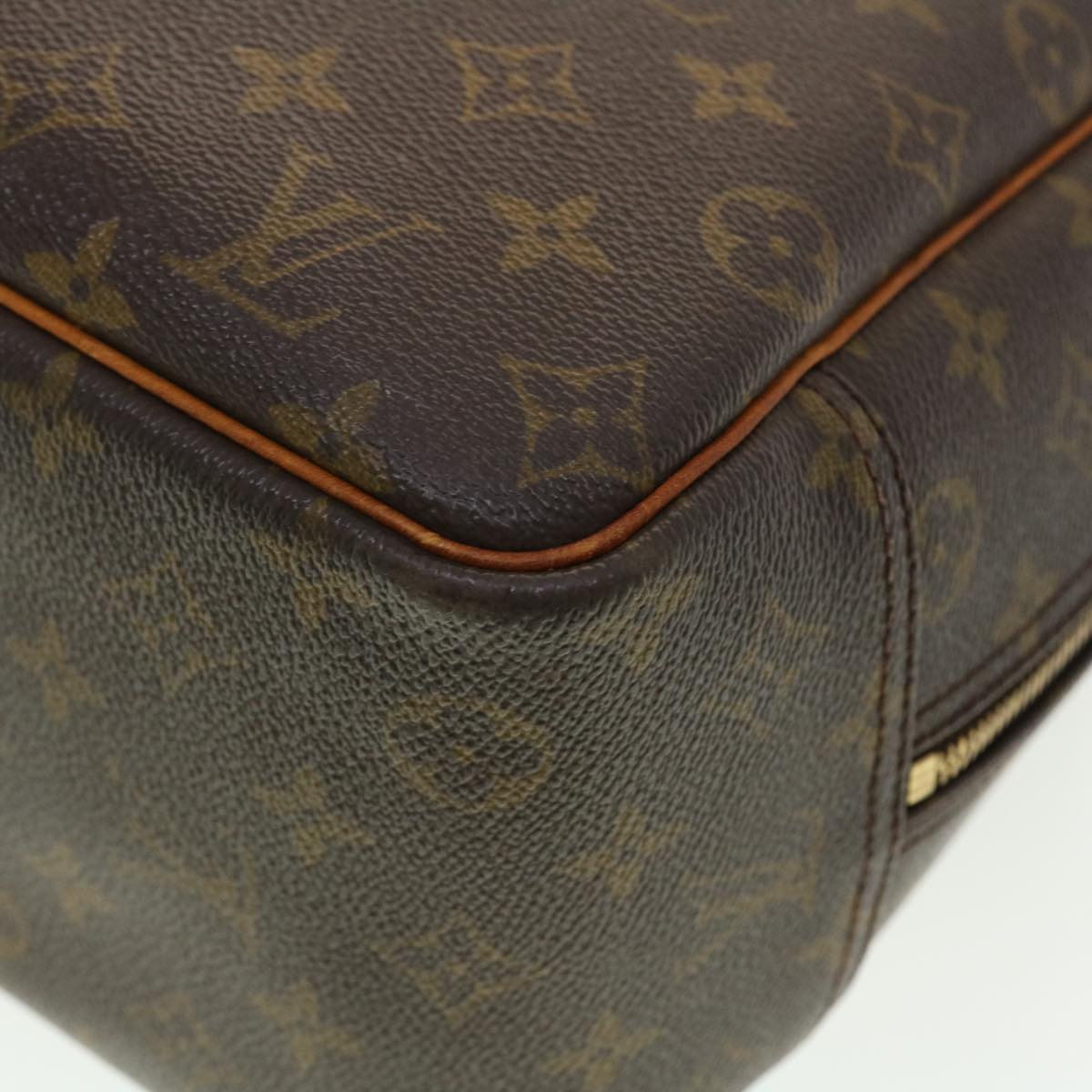 LOUIS VUITTON Monogram Deauville Hand Bag M47270 LV Auth bs4828