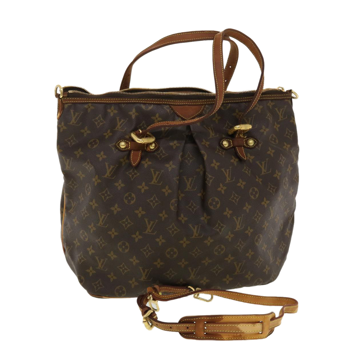 LOUIS VUITTON Monogram Palermo GM Tote Bag M40146 LV Auth bs4829