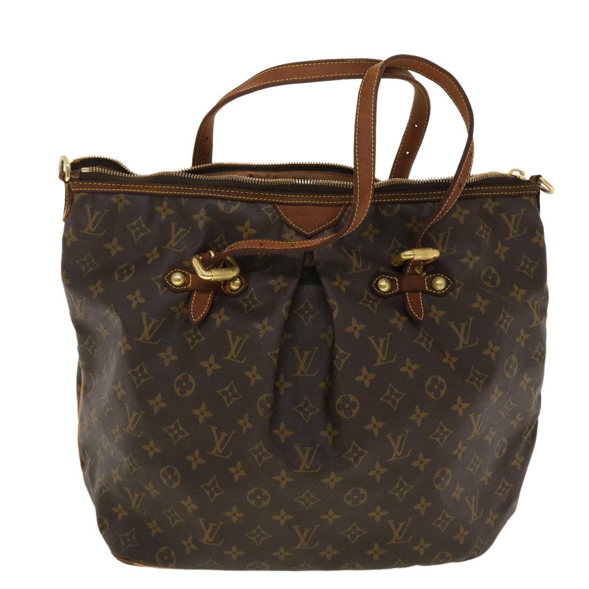 LOUIS VUITTON Monogram Palermo GM Tote Bag M40146 LV Auth bs4829