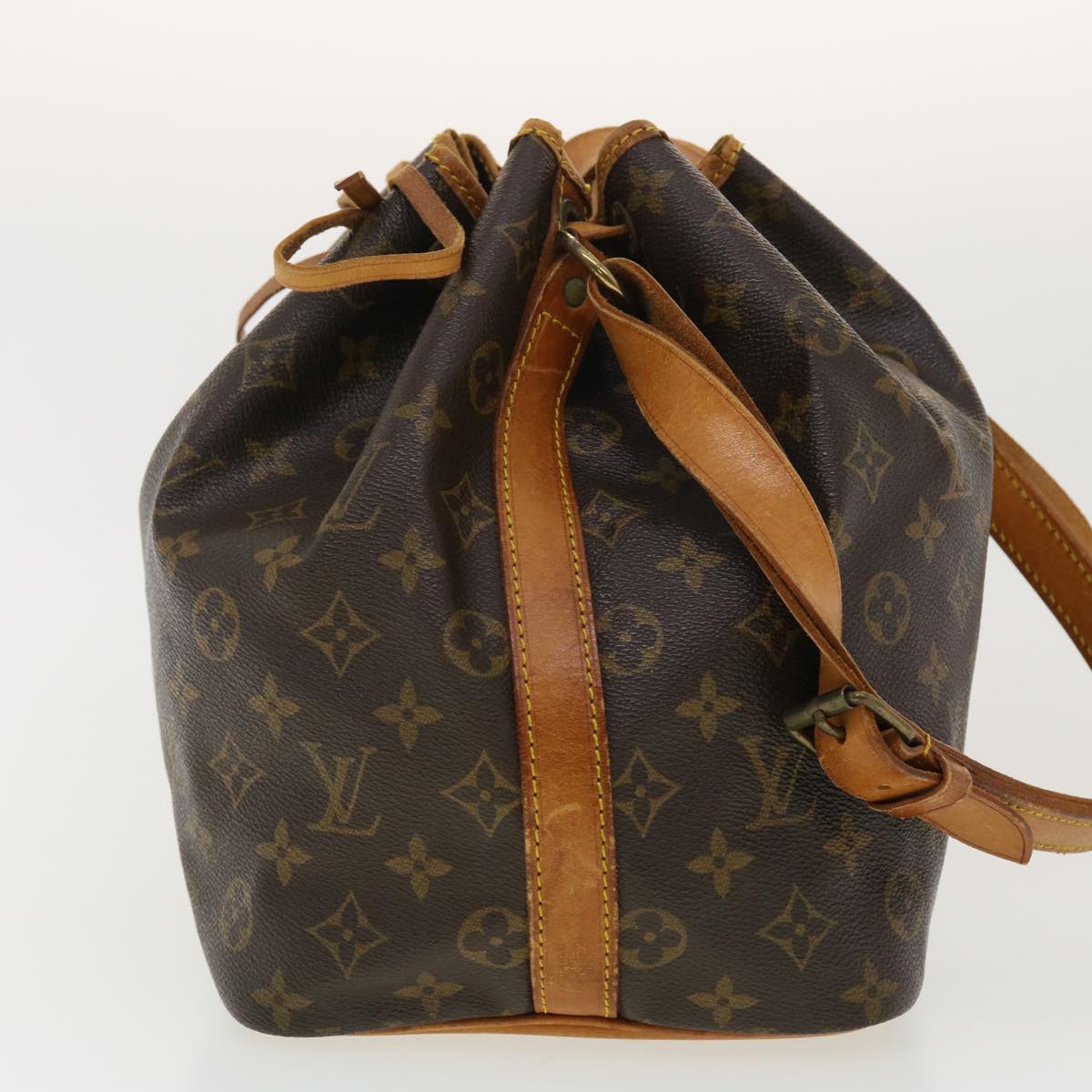 LOUIS VUITTON Monogram Petit Noe Shoulder Bag M42226 LV Auth bs4833