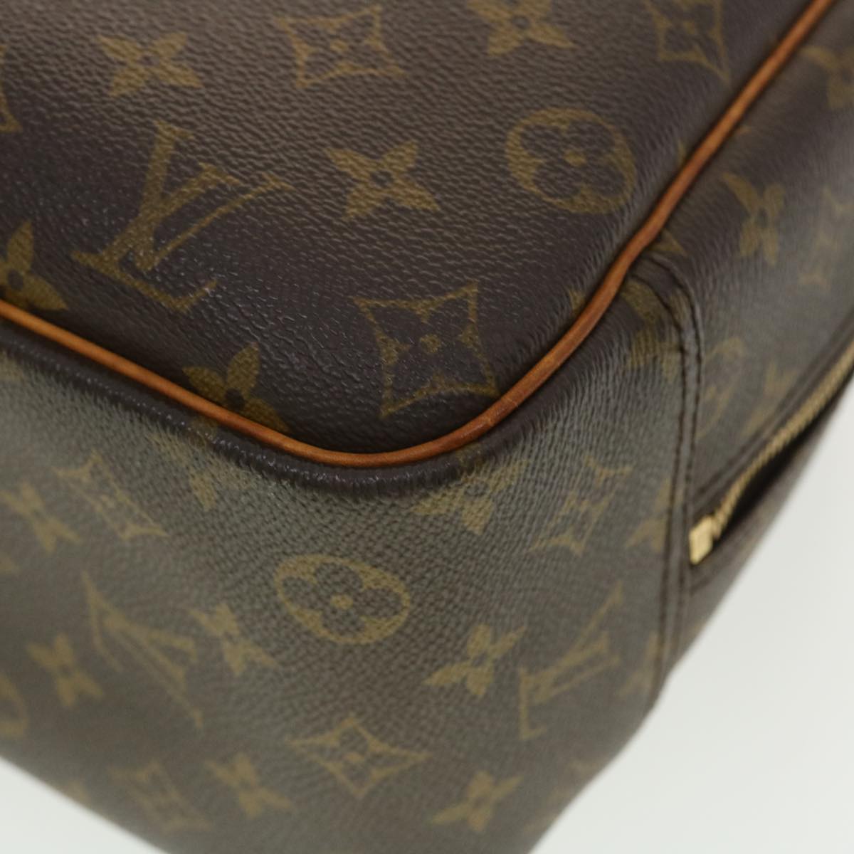 LOUIS VUITTON Monogram Deauville Hand Bag M47270 LV Auth bs4834