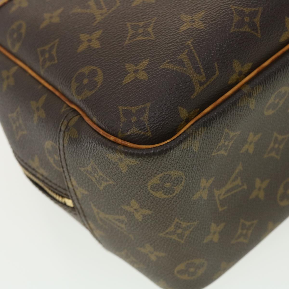 LOUIS VUITTON Monogram Deauville Hand Bag M47270 LV Auth bs4834