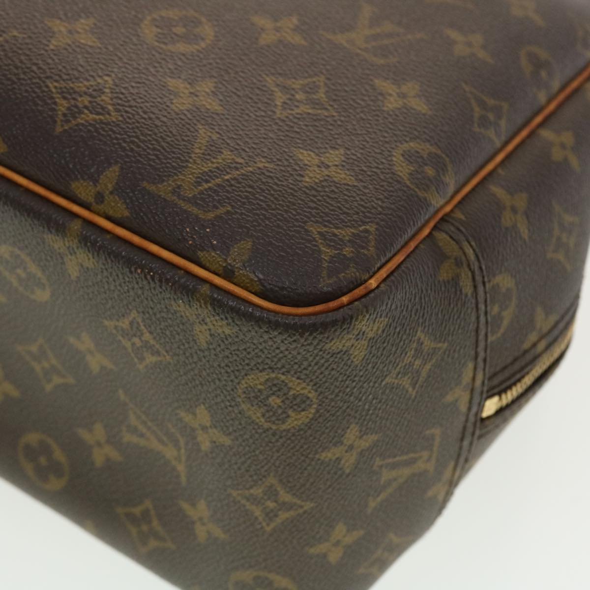 LOUIS VUITTON Monogram Deauville Hand Bag M47270 LV Auth bs4834