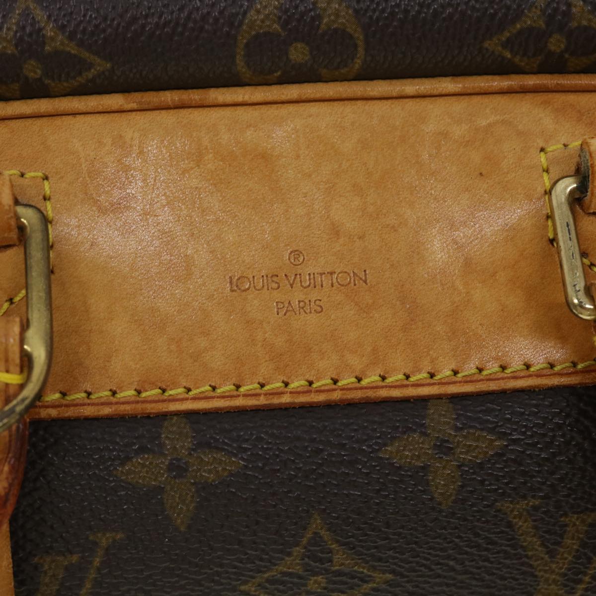 LOUIS VUITTON Monogram Deauville Hand Bag M47270 LV Auth bs4834