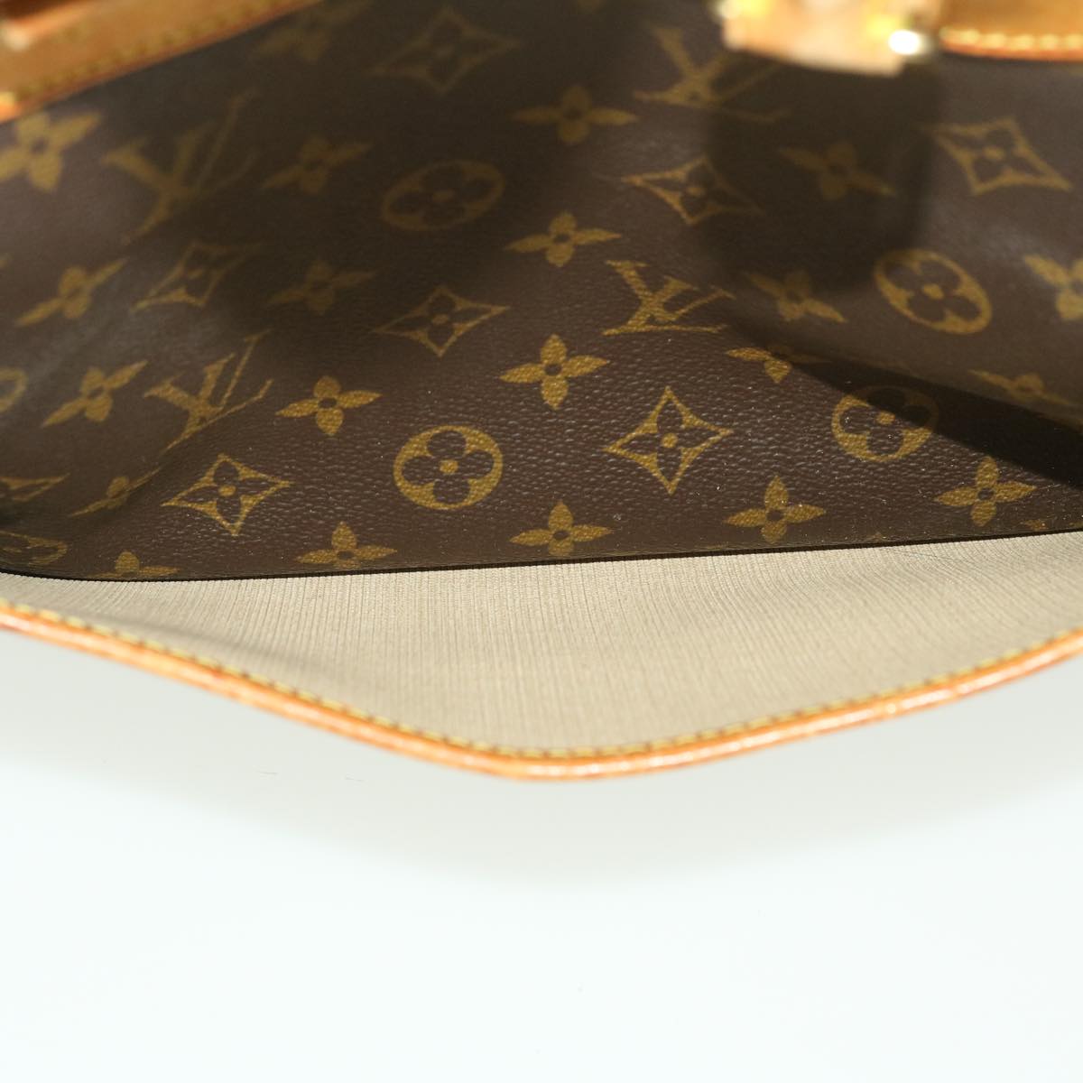 LOUIS VUITTON Monogram Deauville Hand Bag M47270 LV Auth bs4834