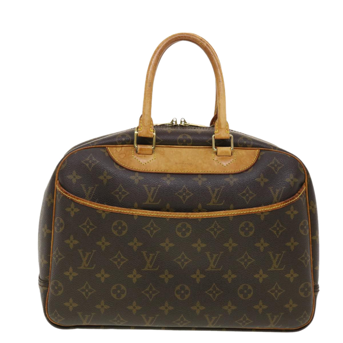 LOUIS VUITTON Monogram Deauville Hand Bag M47270 LV Auth bs4834