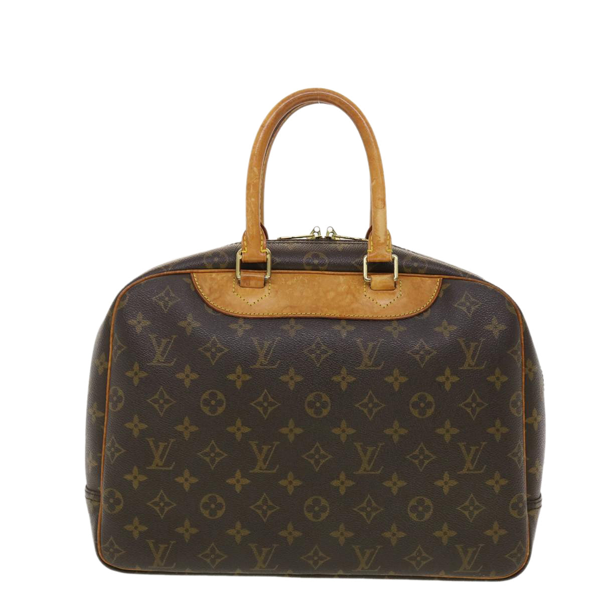 LOUIS VUITTON Monogram Deauville Hand Bag M47270 LV Auth bs4834